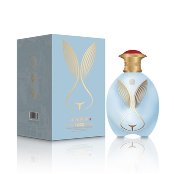 福兔献瑞酒 汝窑色